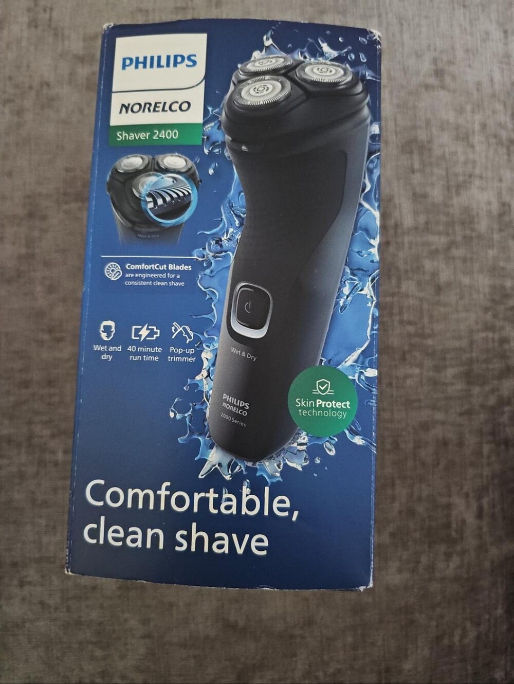 Philips Norelco Shaver 2400 Series Wet & Dry Electric Shaver, model X3001/90